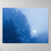 Foggy Sunrise Poster (Voorkant)