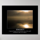 Foggy Sunrise Serenity De-Motivating Poster (Voorkant)