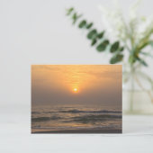 Foggy Sunset, Cape San Blas, Florida Briefkaart (Staand voorkant)