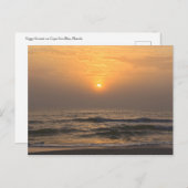 Foggy Sunset, Cape San Blas, Florida Briefkaart (Voorkant / Achterkant)