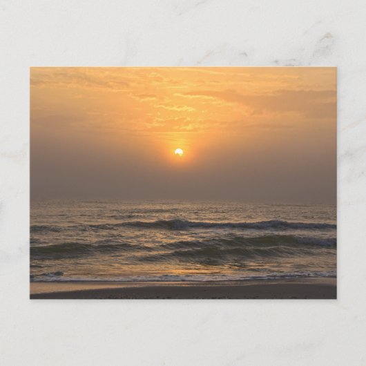 Foggy Sunset, Cape San Blas, Florida Briefkaart (Voorkant)