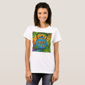 Foggy Tea-shirr T-shirt (Voorkant volledig)