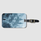 Foggy town bagagelabel (Voorkant (horizontaal))