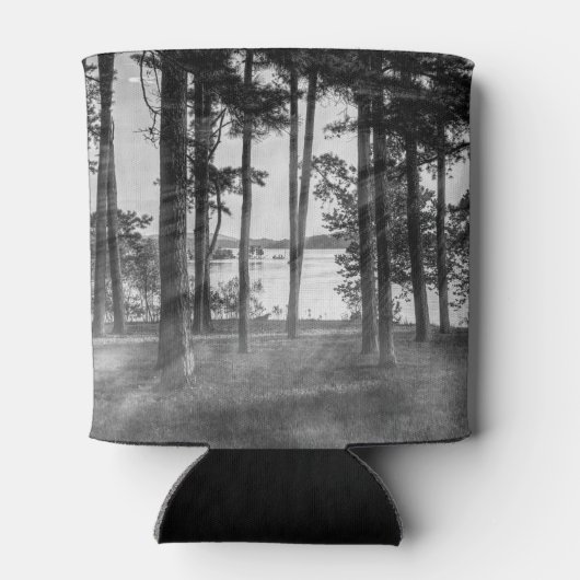 Foggy Trees bij Table Rock Graysale Blikjeskoeler (Achterkant)