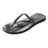 Foggy Trees bij Table Rock Grayscale Teenslippers (Schuin)