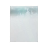 Foggy Treetops Notitieblok (Teals) (Linkerzijde)