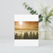 Foggy valley briefkaart (Staand voorkant)