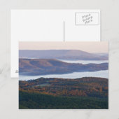 Foggy-valleys en herfst in Ozark Briefkaart (Voorkant / Achterkant)
