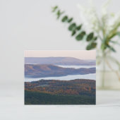 Foggy-valleys en herfst in Ozark Briefkaart (Staand voorkant)