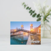 Foggy Venice, Italië Briefkaart (Staand voorkant)