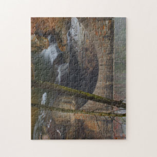 Foggy Waterfall in de Cleveland Metro Parks Legpuzzel