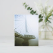Foggy Waterfront 04 Briefkaart (Staand voorkant)