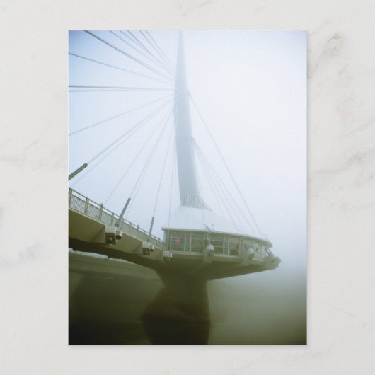 Foggy Waterfront 04 Briefkaart (Voorkant)