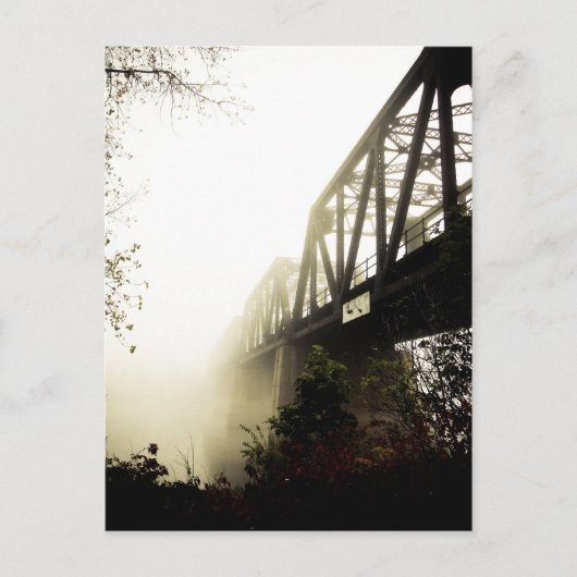 Foggy Waterfront 13 Briefkaart (Voorkant)