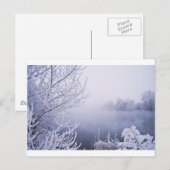 Foggy Winter Day bij de rivier Briefkaart (Voorkant / Achterkant)