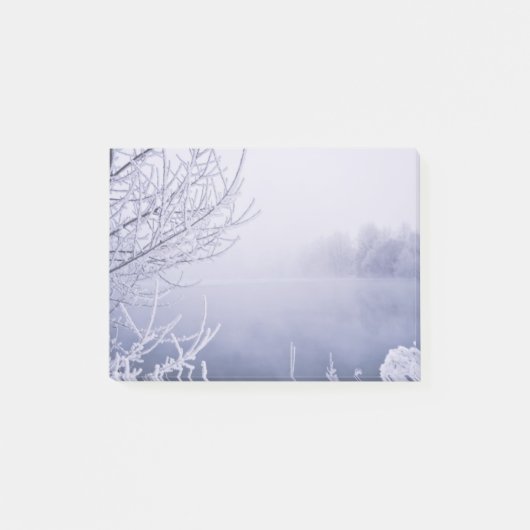 Foggy Winter Day bij de rivier Post-it® Notes (Voorkant)