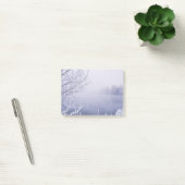 Foggy Winter Day bij de rivier Post-it® Notes (Kantoor)