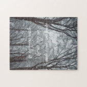 Foggy Winter Forest Legpuzzel (Horizontaal)