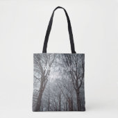 Foggy Winter Forest Tote Bag (Voorkant)