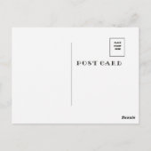 Foggy Winter Melting Snow Art Briefkaart (Achterkant)