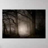 Foggy Woodland Rushmere Country Park (0813) Poster (Voorkant)