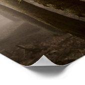 Foggy Woodland Rushmere Country Park (0845) Poster (Hoek)