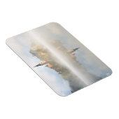 Foggy-zonsopgang bij Lake Bled Magneet (Rechterzijde)