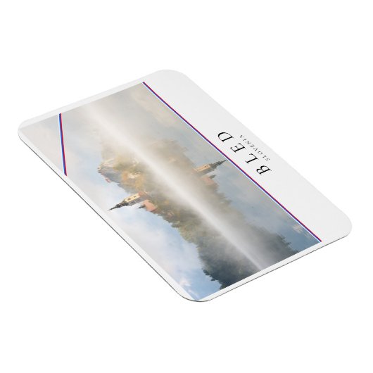 Foggy-zonsopgang bij Lake Bled Magneet (Rechterzijde)