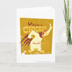 Foghorn Ah, ben een kip Kaart