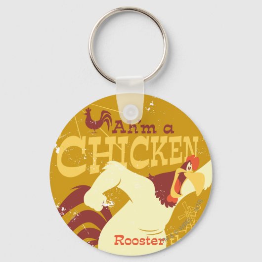 Foghorn Ah, ben een kip Sleutelhanger (Voorkant)