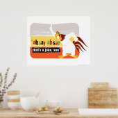 Foghorn dat is een Joke, zoon Poster (Keuken)