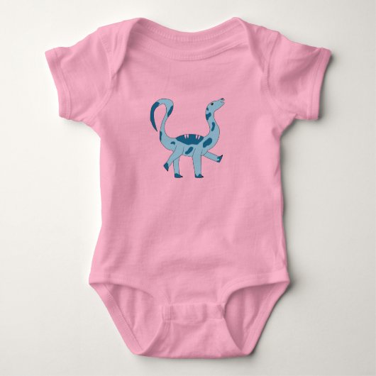 Foghorn de Apatosaurus baby body Romper (Voorkant)