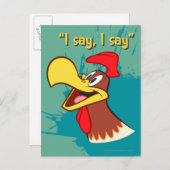 Foghorn die omhoog kijkt briefkaart (Voorkant / Achterkant)