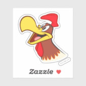 Foghorn die omhoog kijkt sticker (Vel)