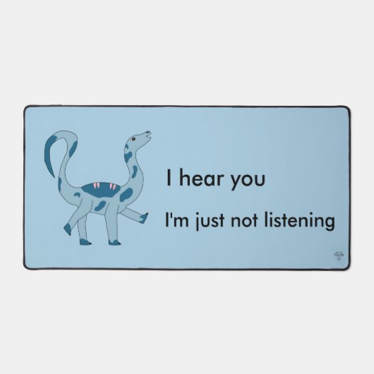 Foghorn Dino I Hear You Funny Meme Desk Mat (Voorkant)