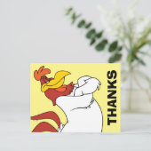 Foghorn Leghorn Arms Crossed Briefkaart (Staand voorkant)