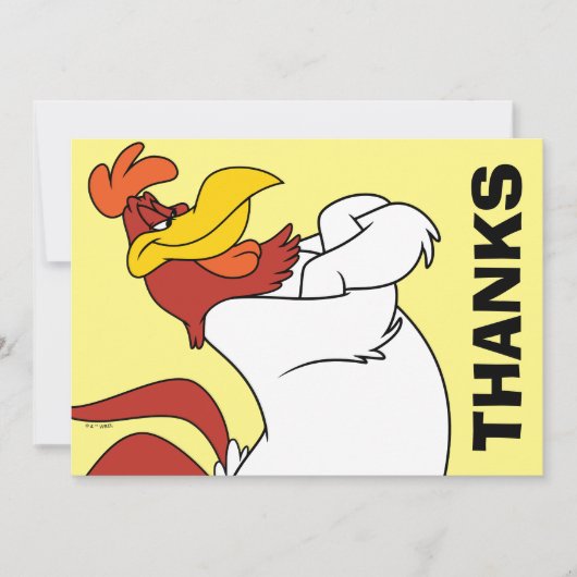 Foghorn Leghorn Arms Crossed Kaart (Voorkant)
