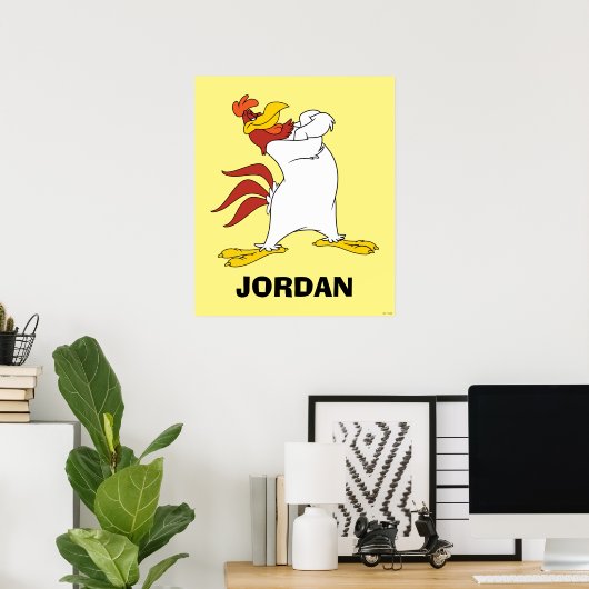 Foghorn Leghorn Arms Crossed Poster (Thuiskantoor)