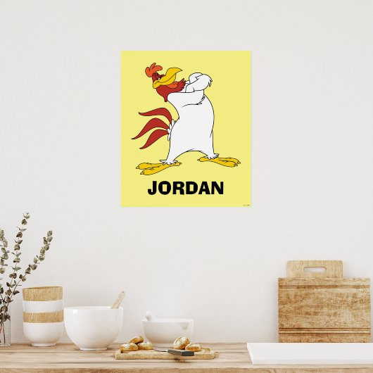 Foghorn Leghorn Arms Crossed Poster (Keuken)