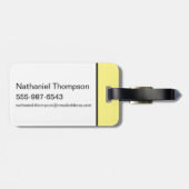 Foghorn Leghorn Arms gekruist Bagagelabel (Achterkant horizontaal)