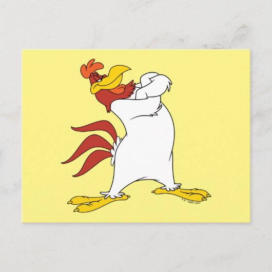Foghorn Leghorn Arms gekruist Briefkaart (Voorkant)