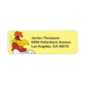 Foghorn Leghorn Arms gekruist Etiket (Voorkant)
