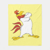 Foghorn Leghorn Arms gekruist Fleece Deken (Voorkant)