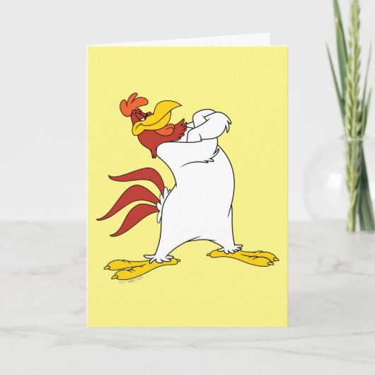 Foghorn Leghorn Arms gekruist Kaart (Voorkant)