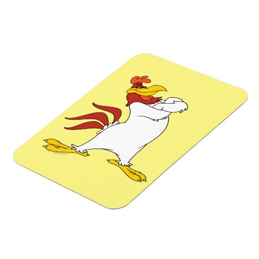 Foghorn Leghorn Arms gekruist Magneet (Linkerzijde)