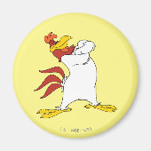 Foghorn Leghorn Arms gekruist Magneet (Voorkant)