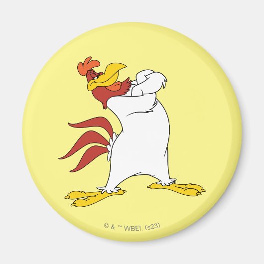 Foghorn Leghorn Arms gekruist Magneet (Voorkant)