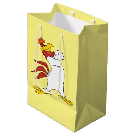 Foghorn Leghorn Arms gekruist Medium Cadeauzakje (Voorkant Gekanteld)