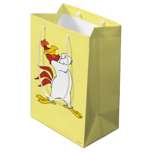 Foghorn Leghorn Arms gekruist Medium Cadeauzakje (Achterkant Gekanteld)