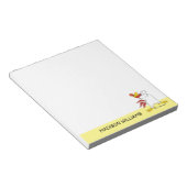 Foghorn Leghorn Arms gekruist Notitieblok (Schuin)